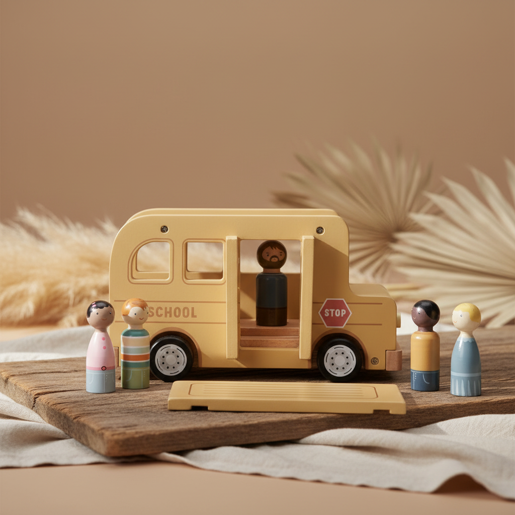Personalisierte Holzfahrzeuge & Nachziehtiere für Kinder