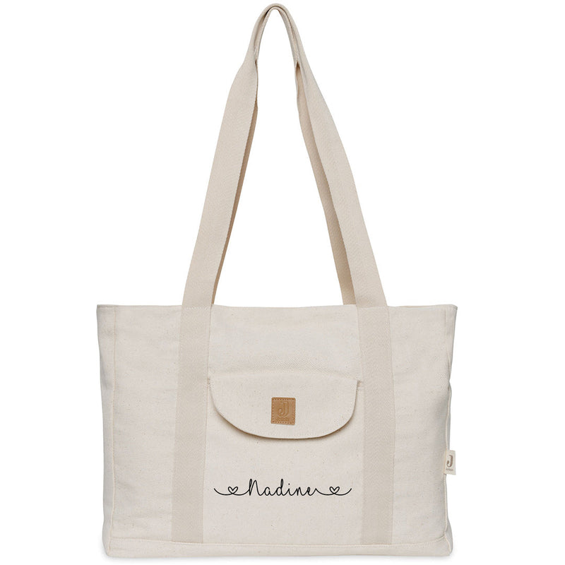 Diaper bag shopper twill, sand | Jollein