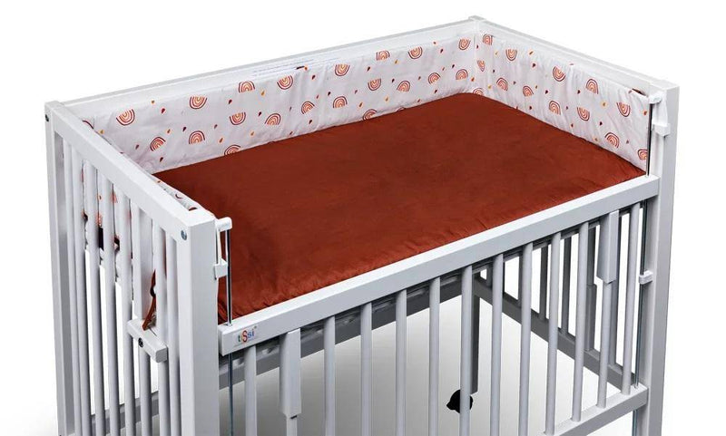 Nestchen für Beistellbett Regenbogen 40x90 cm | tiSsi®