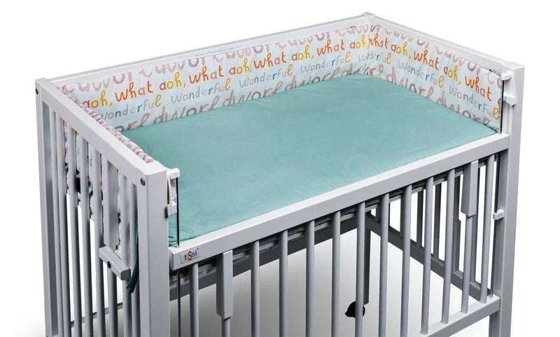 Nestchen für Beistellbett Wonderful World 40x90 cm Mint | tiSsi®