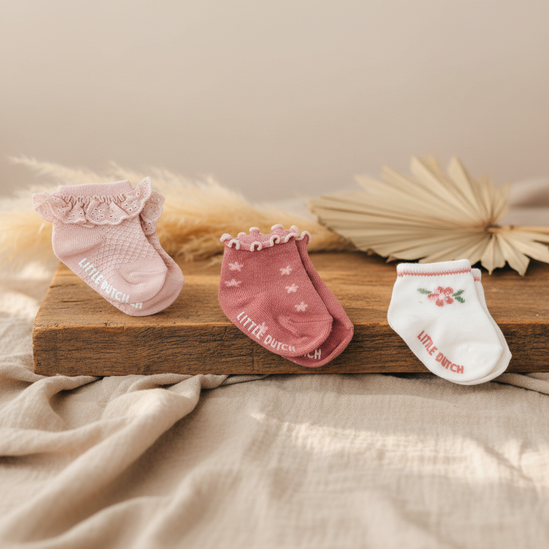 Socken set mit drei Multi | Little Dutch