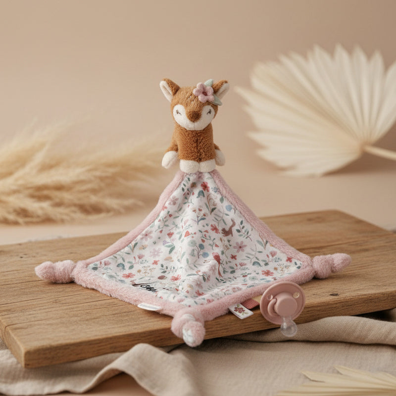 Schnuffeltuch Druck Reh Fairy Garden