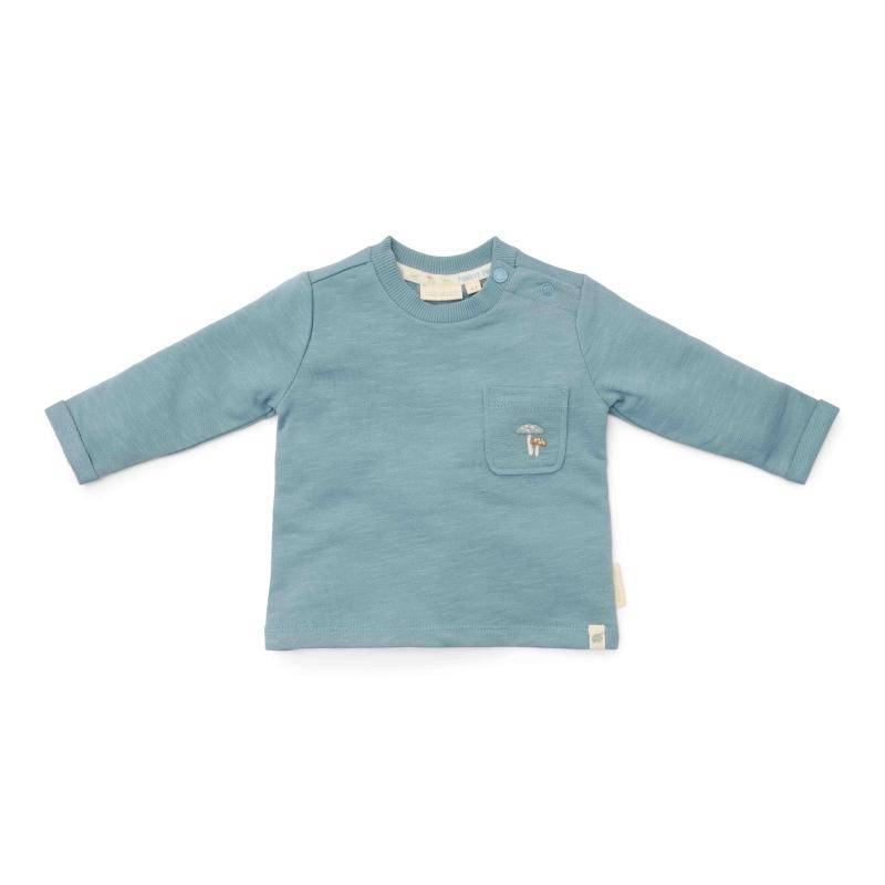 T-shirt langärmlig Stone Blue | Little Dutch