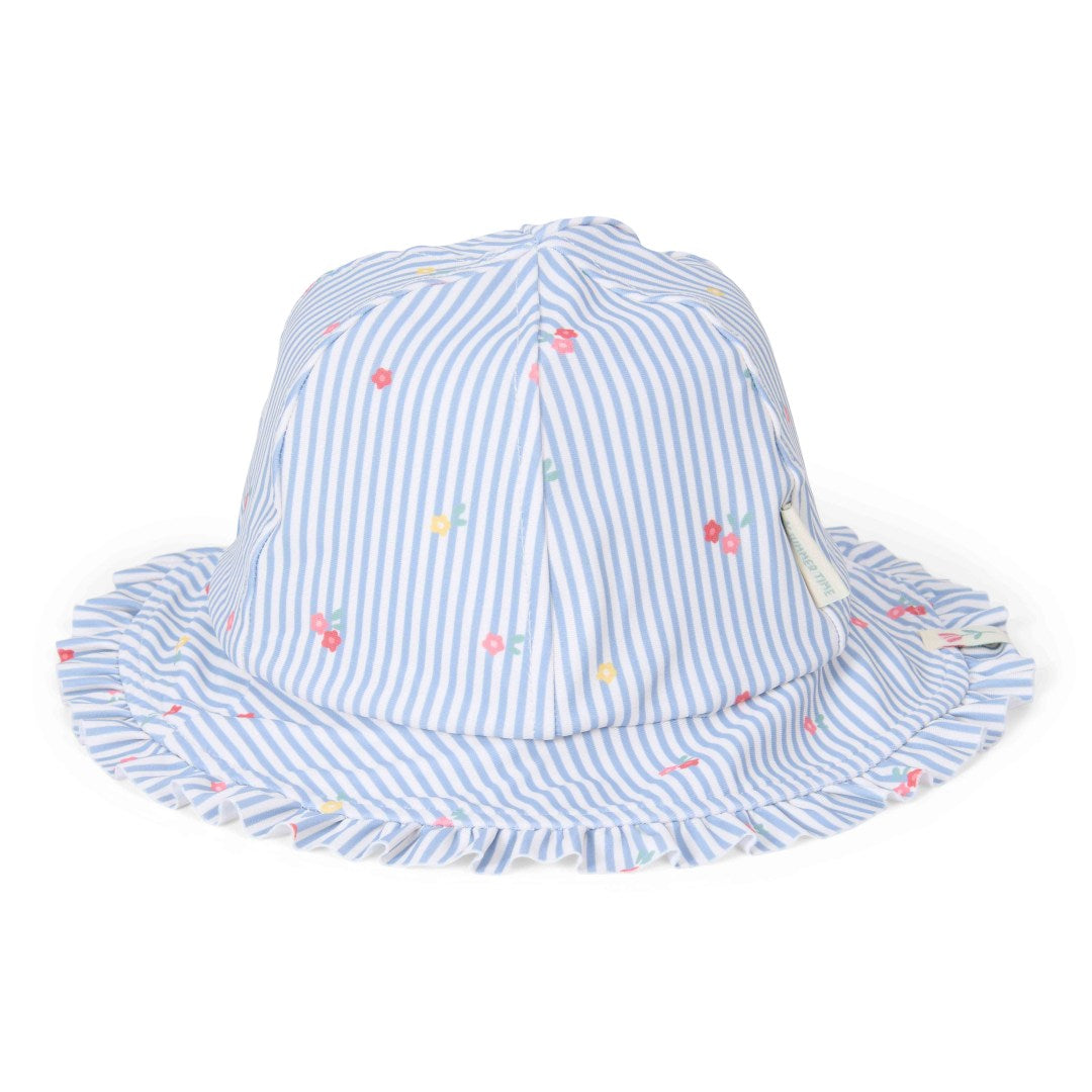 Wendehut Sunny Flowers Blue | Little Dutch