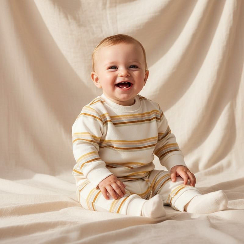 Pullover dicke Streifen | Little Dutch