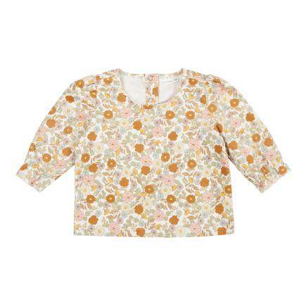 Langarm T-Shirt Vintage Little Flowers | Little Dutch