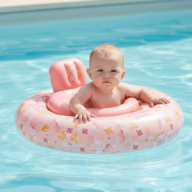 Baby Schwimmring mit Sitz für sicheren Wasserspaß