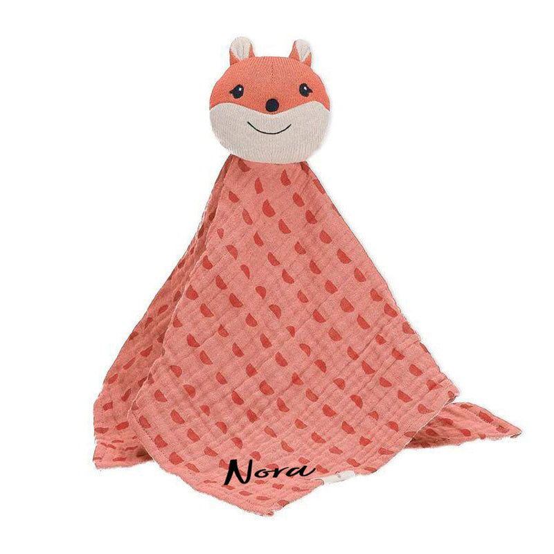 Schnuffeltuch Eichhörnchen Enna, orange | Sterntaler