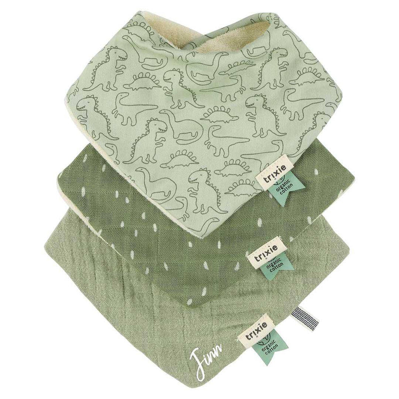 Bandana Lätzchen 3-pack mix - Herr Dino | Trixie