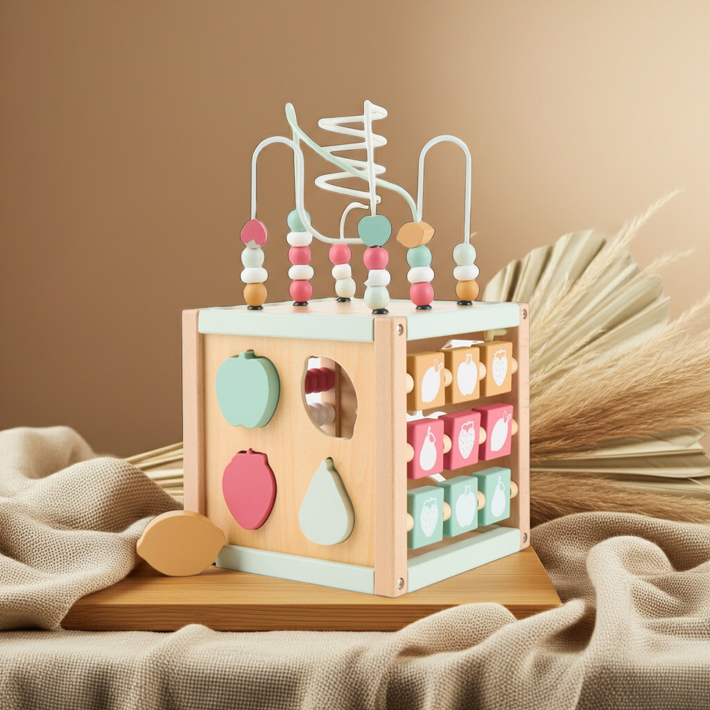Motorikwürfel Berry Holz | bieco