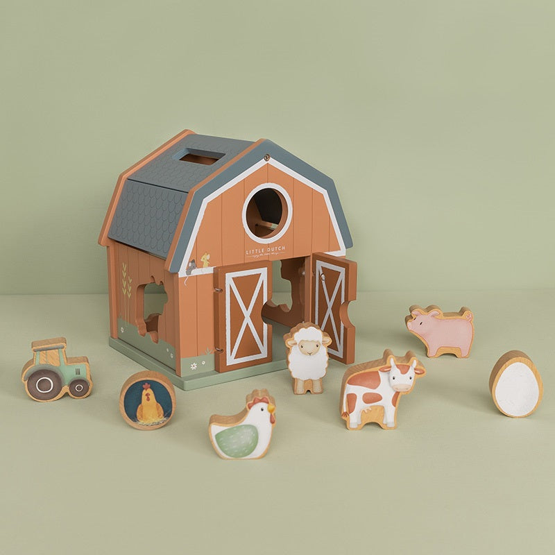Formen-Steckspiel Little Farm
