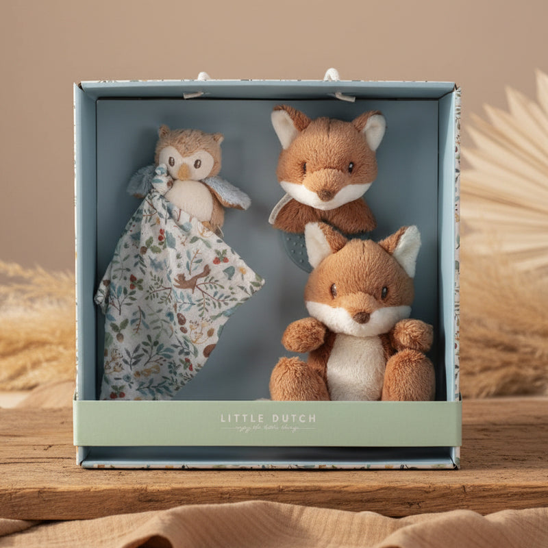 Geschenkset Forest Friends – Geschenk zur Geburt für Babys