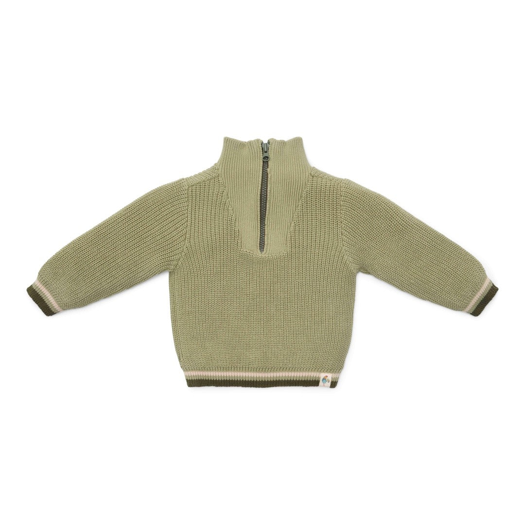 Gestrickter Pullover Green | Little Dutch