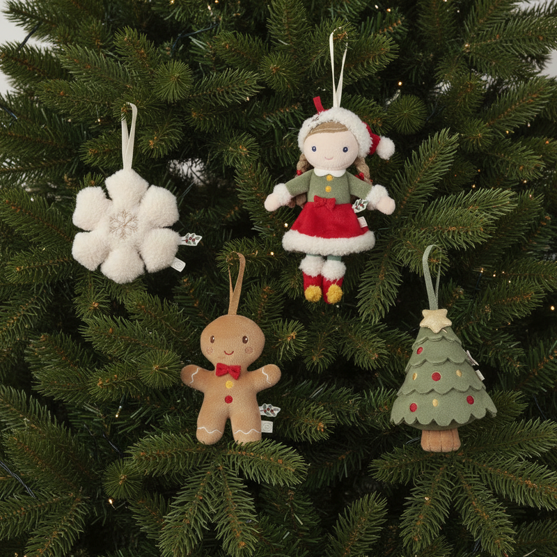 Weihnachtsbaum Anhänger Set Rosa GRS