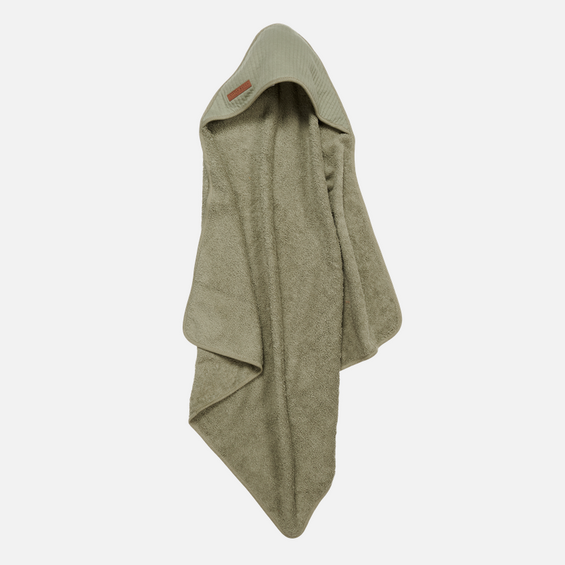 Kapuzenhandtuch Pure Olive | Little Dutch