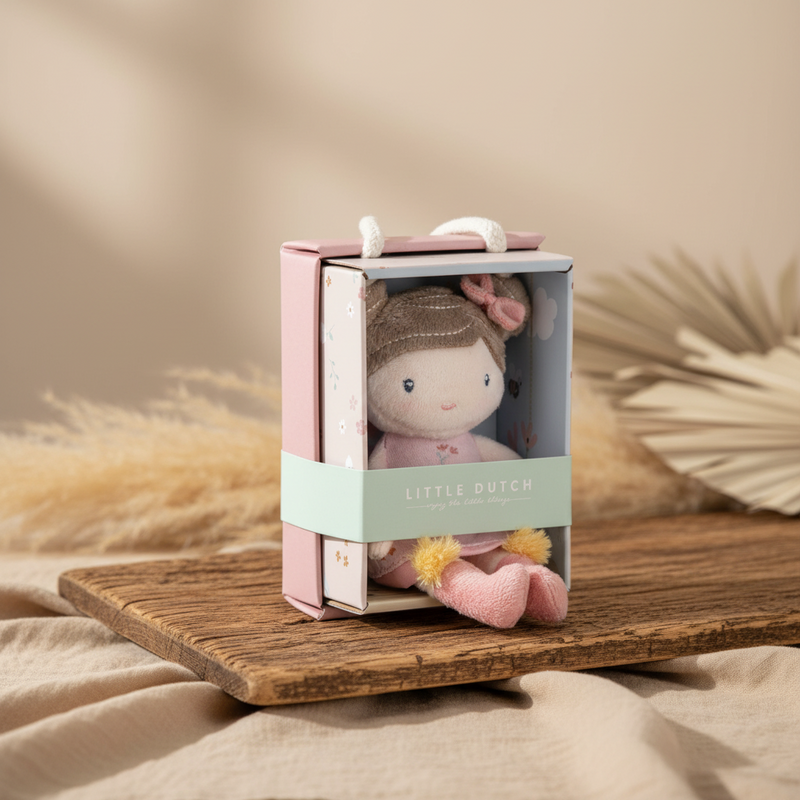 Kuschelpuppe Rosa 10 cm