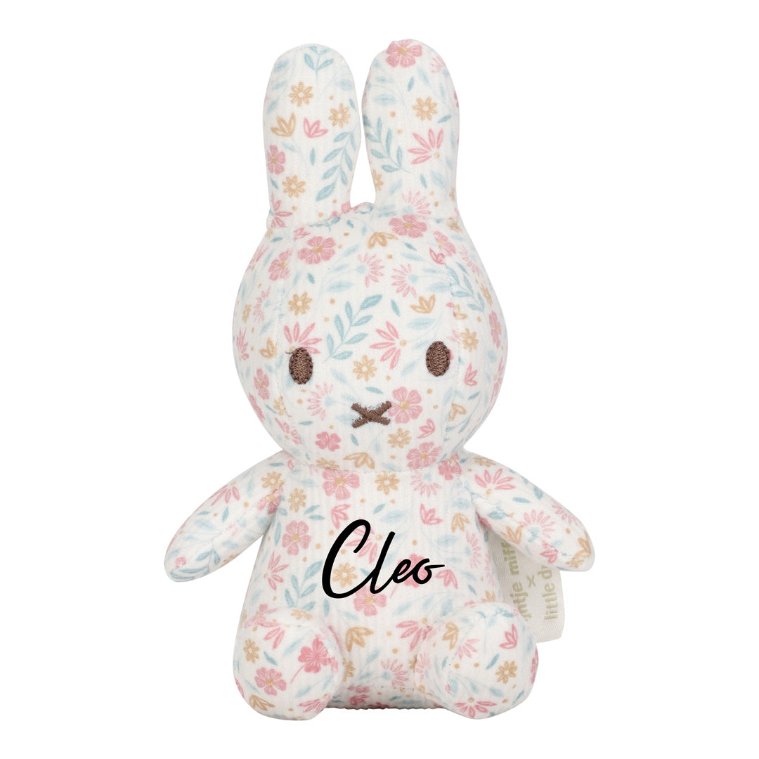 Kuscheltier Hase Lucky Blossom all-over-print, 15 cm x Miffy