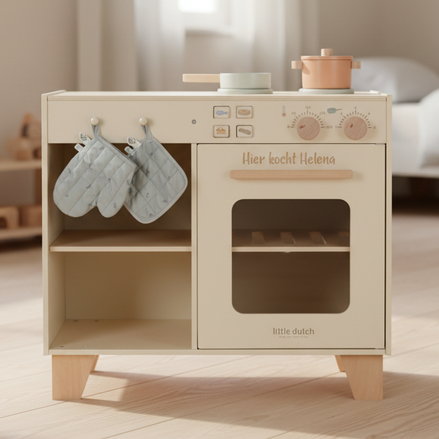Holz-Spielküche im skandinavischen Design – Limited Edition personalisierbar