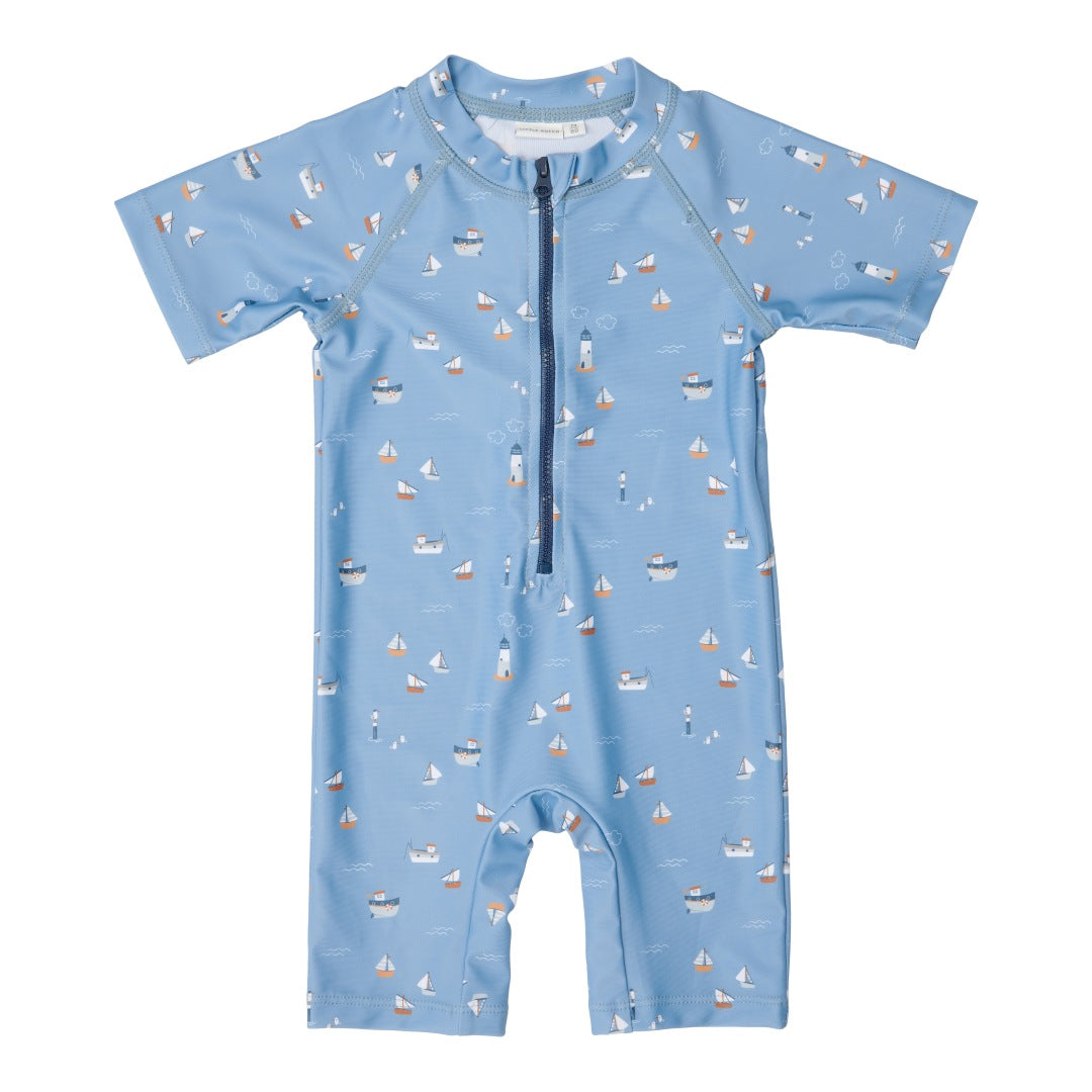 Swimsuit Sailors Bay Dark Blue, size 62/68 | Little Dutch
