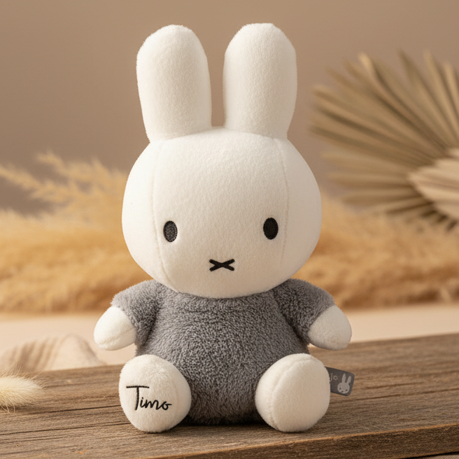 Kuscheltier Hase Fluffy Blau – Weicher Begleiter für Babys & Kinder