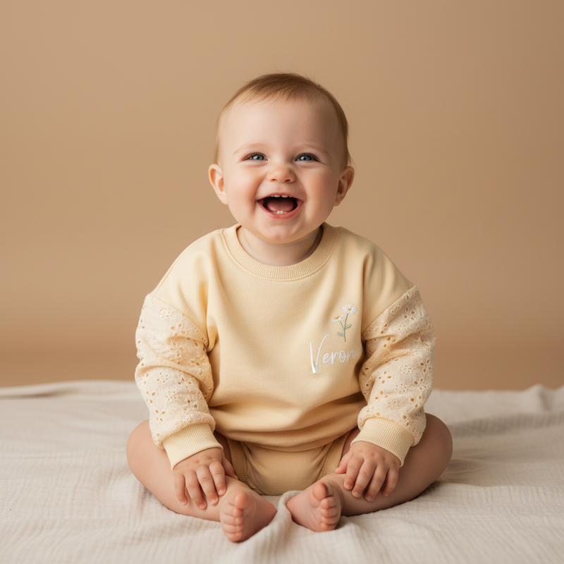 Pullover Honey Yellow – Kinderpullover für Alltag und Freizeit