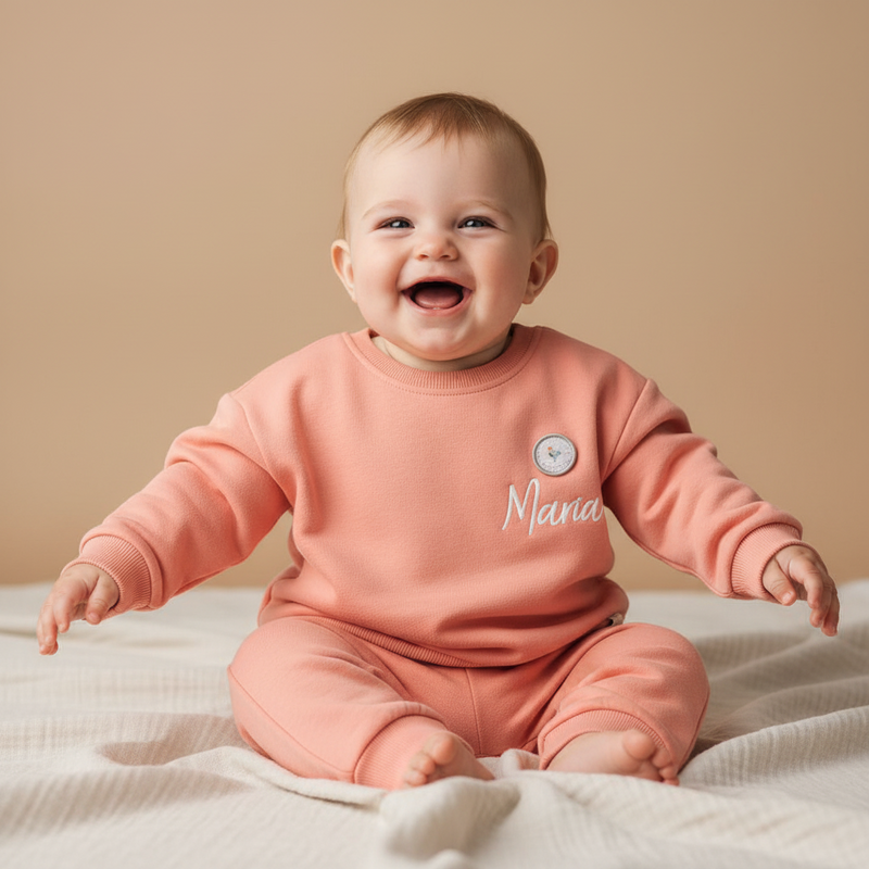 Pullover Little Farm Red für Babys und Kinder