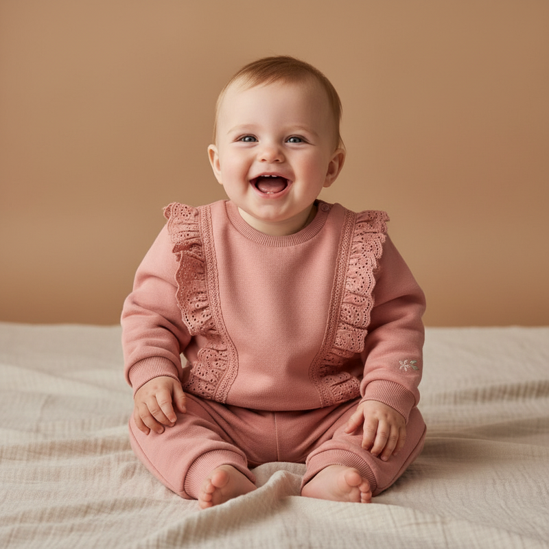 Pullover Warm Pink für Babys und Kinder