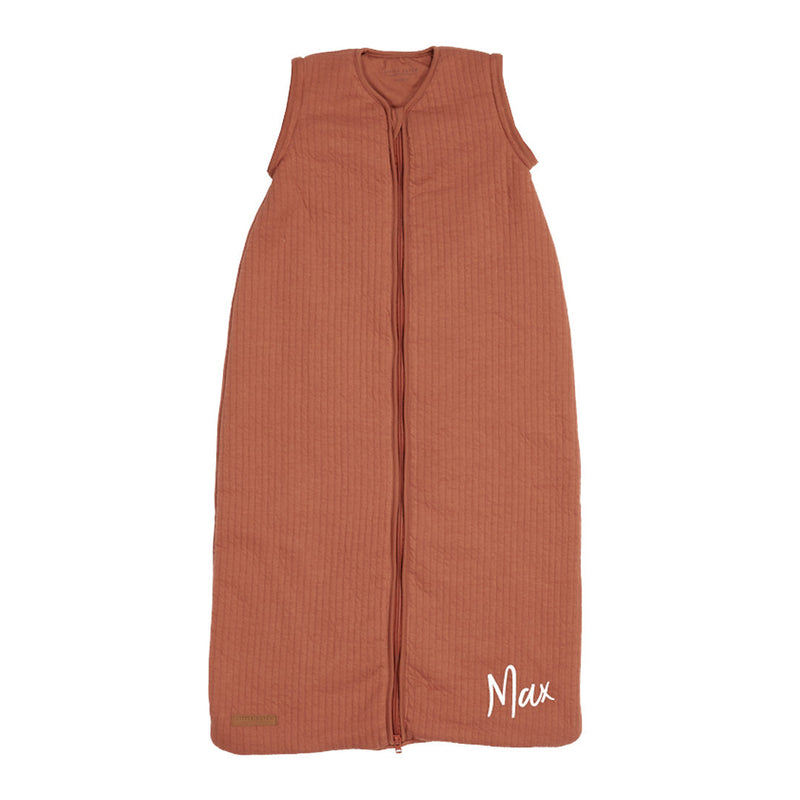 Sleeping bag summer 70 cm Pure rust red | Little Dutch