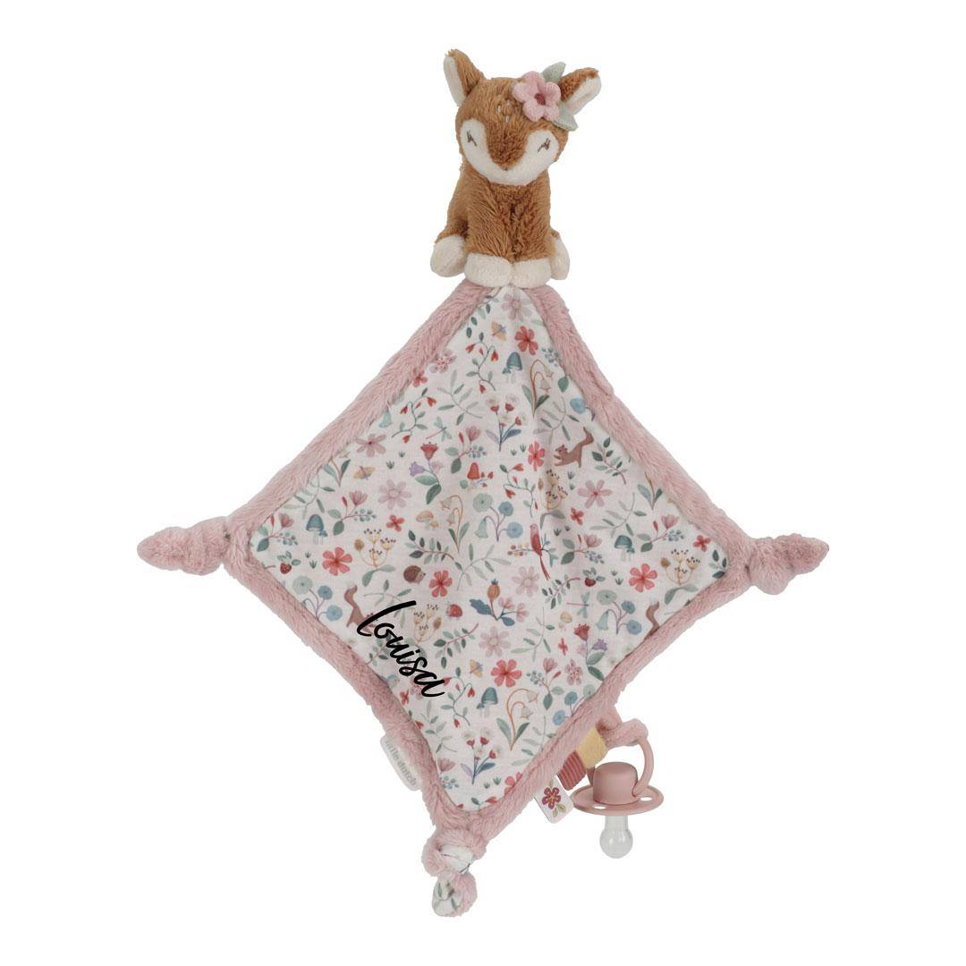 Schnuffeltuch Druck Reh Fairy Garden