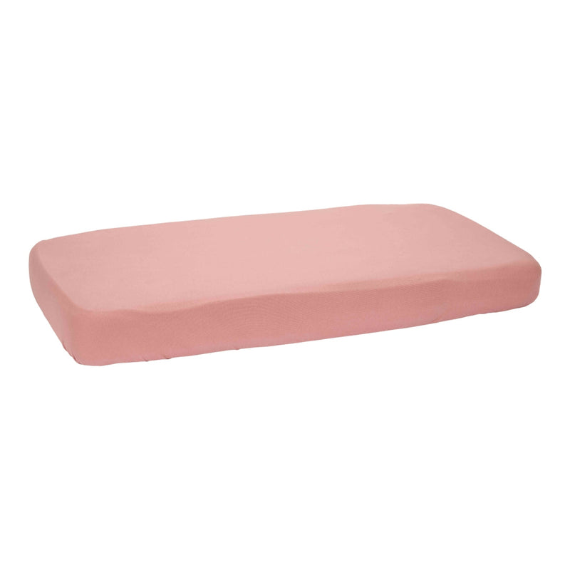 Fitted sheet for single bed Pure Pink Blush 90 x 200 cm | Little Dutch