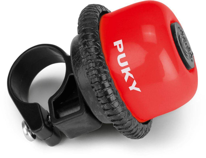 Rotating ring bell for balance bikes and scooters red | PUKY