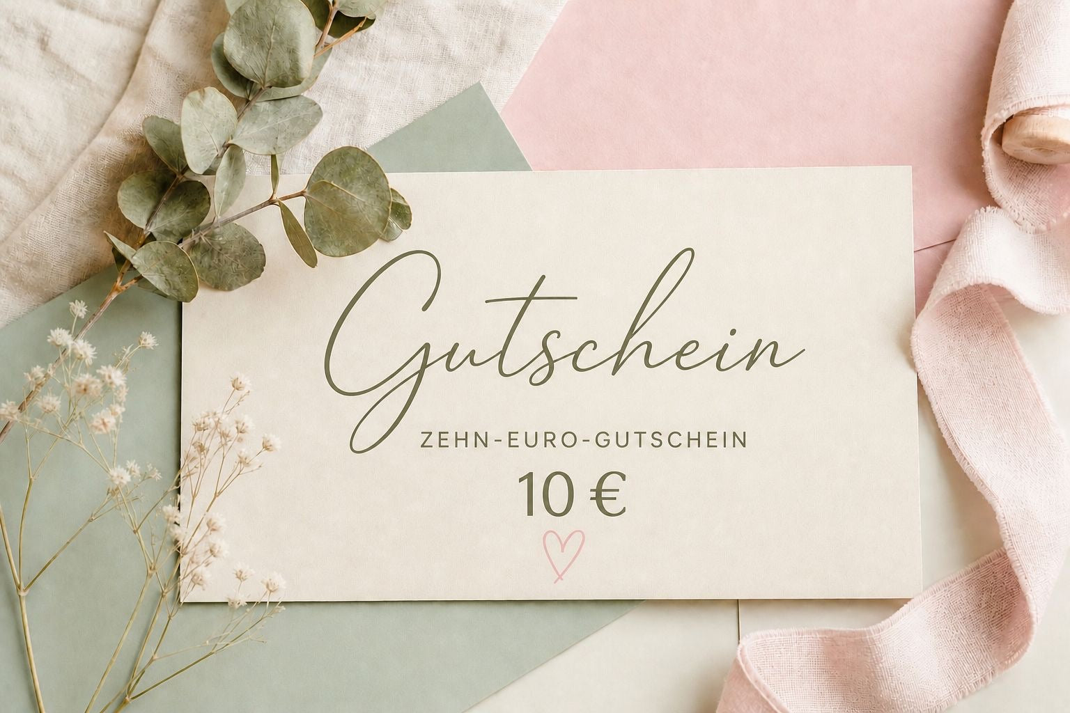 10 Euro Schmatzepuffer Gutschein für personalisierte Babygeschenke zur Geburt, Taufe und besondere Anlässe. Hochwertige Geschenkidee für individuelle Erinnerungsstücke mit persönlicher Gestaltung.