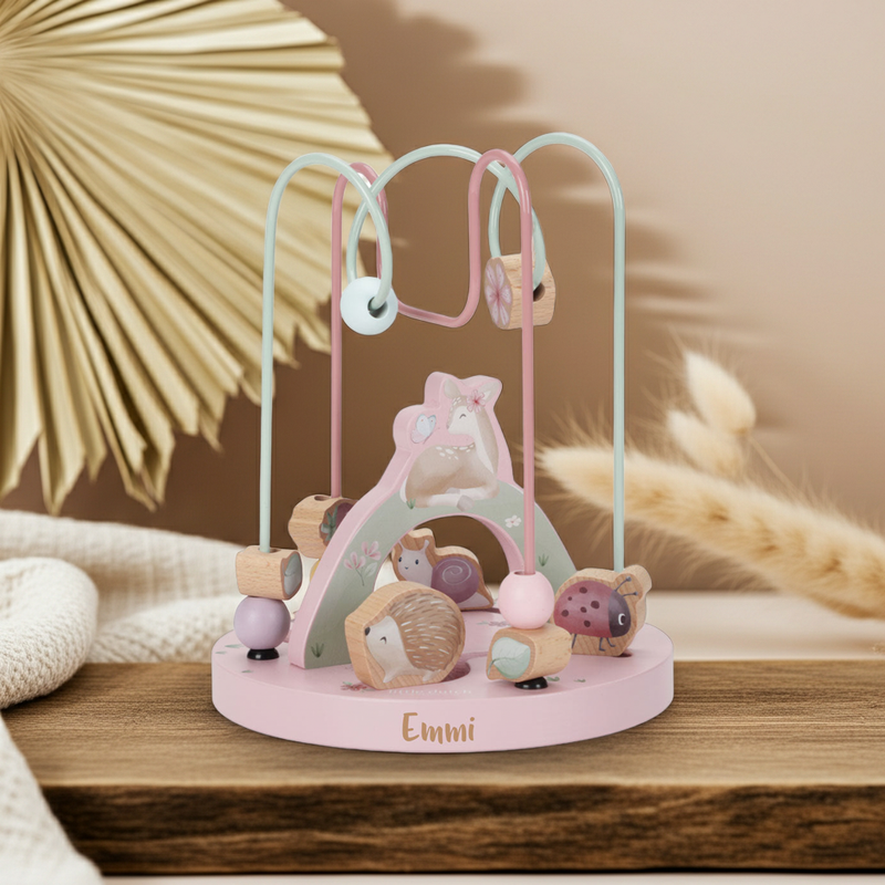 Aktivitätsspirale Fairy Garden – Motorikspielzeug für Babys | Geschenk zur Geburt