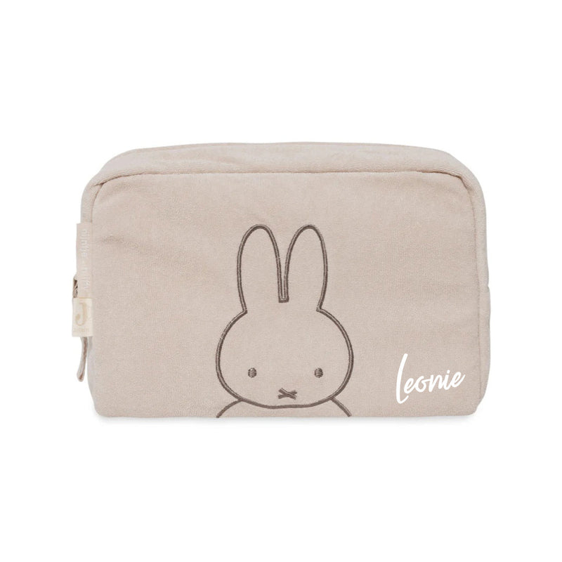 Kosmetiktasche Frottee Miffy Nougat | Jollein