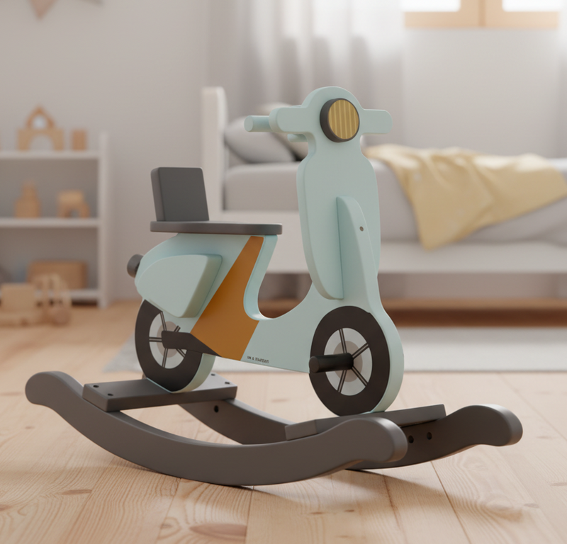 Schaukel-Scooter hellblau | Kids Concept