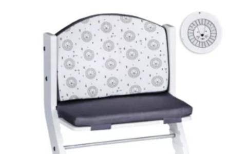 Löwen Polster für Kinderhochstuhl Grau | tiSsi®