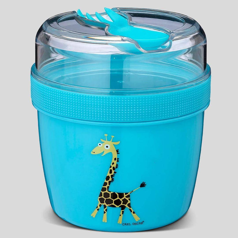 N'ice Cup™ lunchbox with cooling function and cutlery, turquoise I Carl Oscar