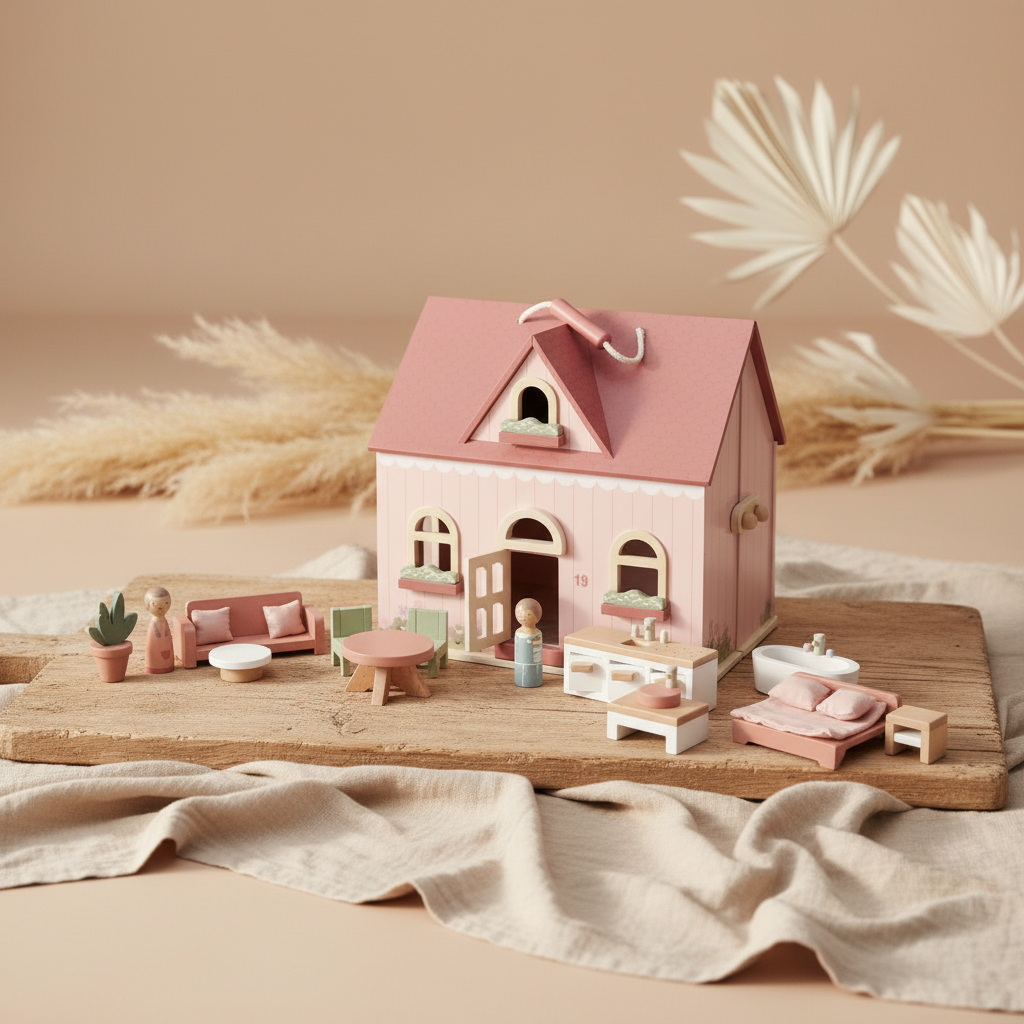 Tragbares Puppenhaus