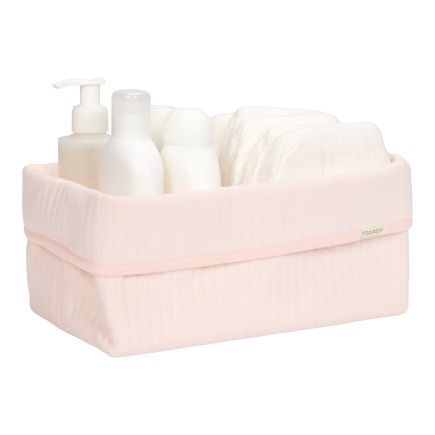 Pflegekörbchen groß Pure Soft Pink | Little Dutch