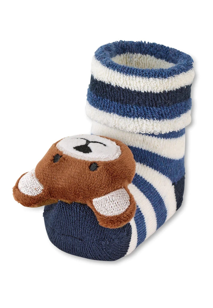 Baby rattle socks bear size 16 | Sterntaler