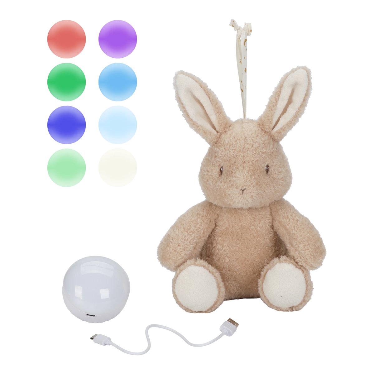 Kuschel-Hase Licht & Sound GRS