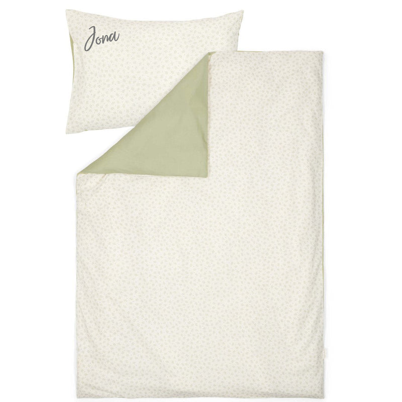 Duvet cover single bed Blueberry Leaves 140 x 200 + 60 x 70 cm | Little Dutch