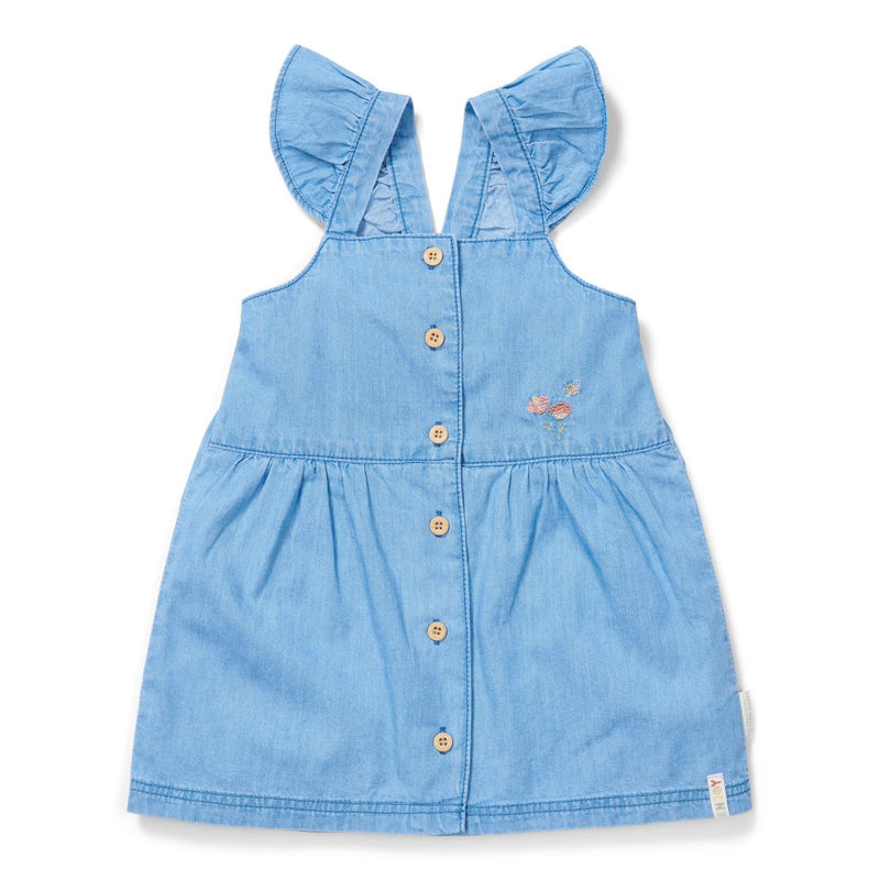 Kleid ärmellos Denim | Little Dutch