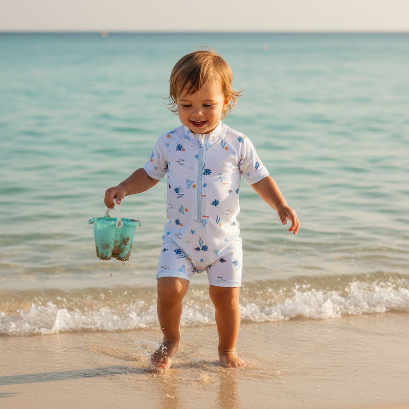 Swimsuit short sleeve Ocean Treasures