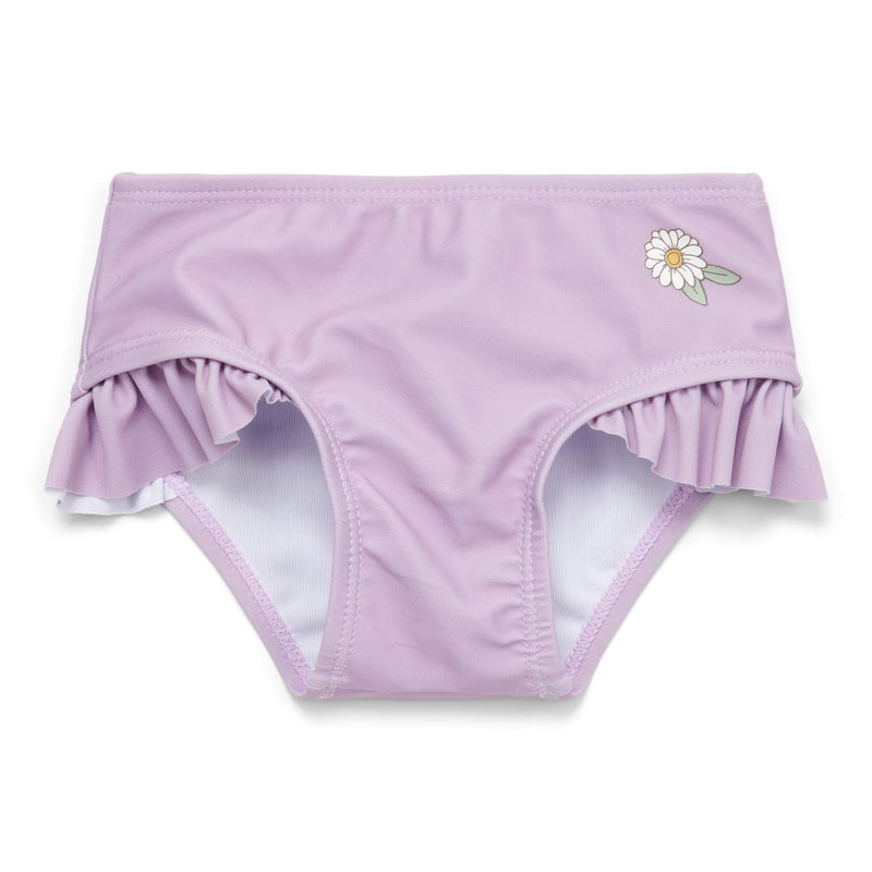 Badehose mit Rüschen Mauve für Kinder
