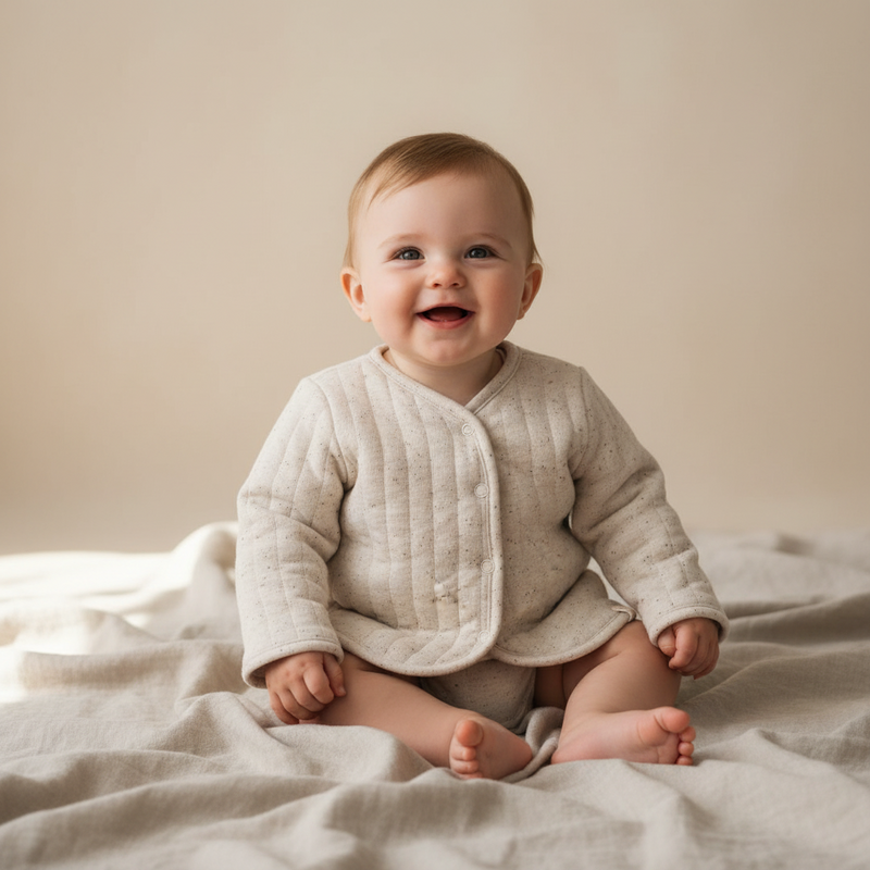 Wendejacke Baby Bunny/Nappy Sand | Little Dutch