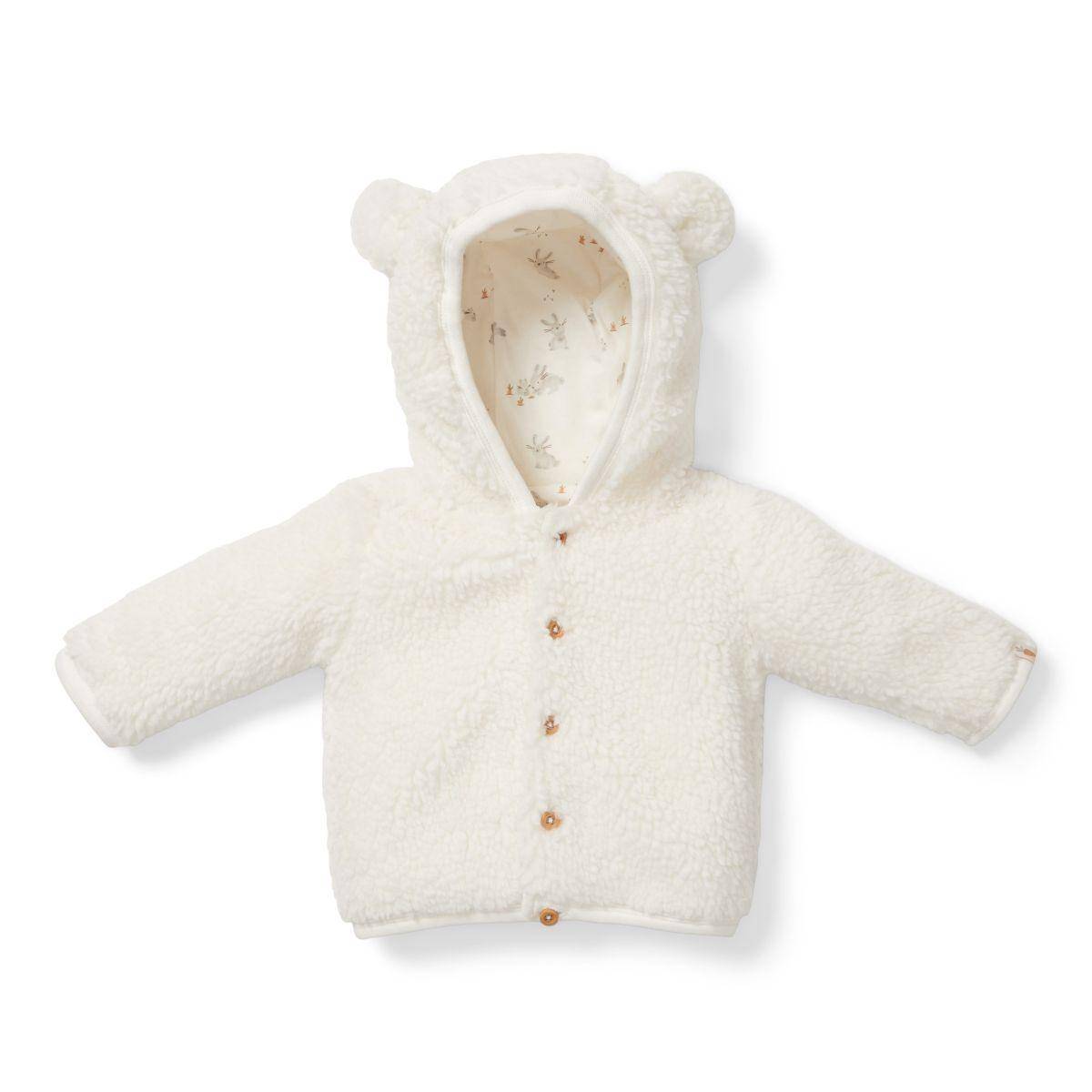 Teddy-Jacke Off-White für Babys und Kinder