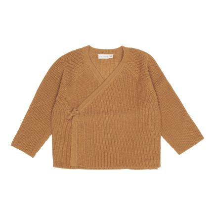 Wickelstrickjacke Essential Almond | Little Dutch
