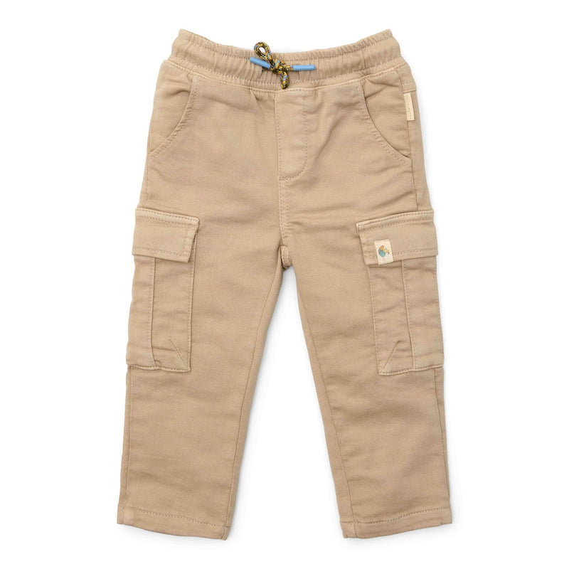 Cargo jogging pants Sand - Little Farm | Little Dutch