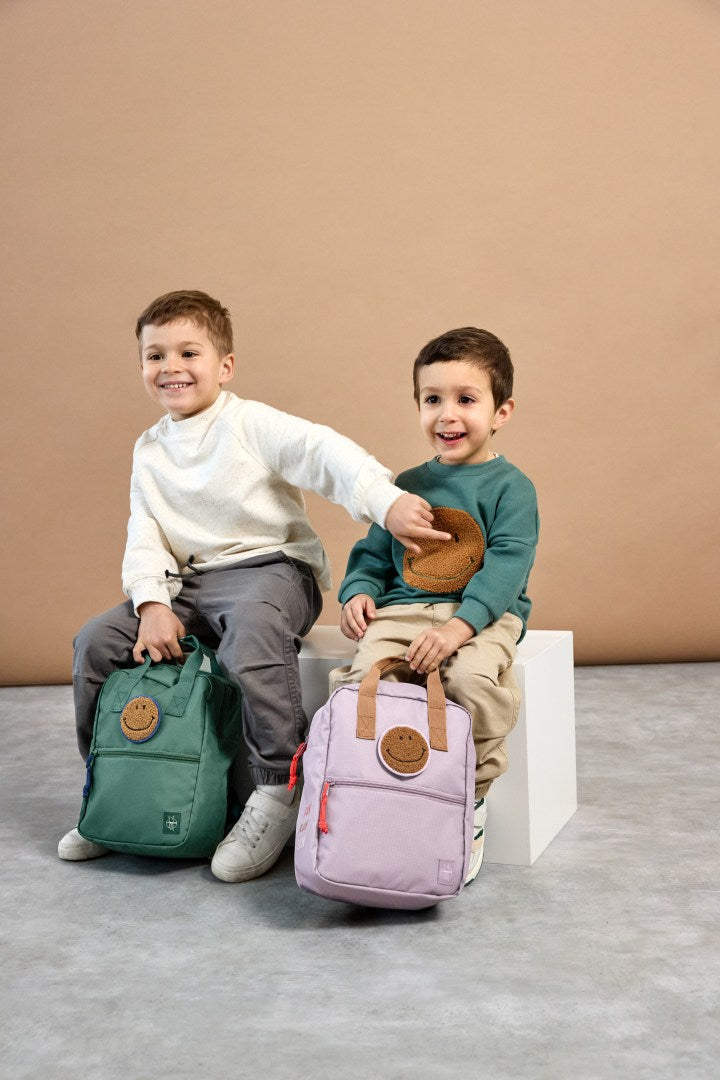 Kindergartenrucksack Square - Little Gang, Dunkelgrün | Lässig